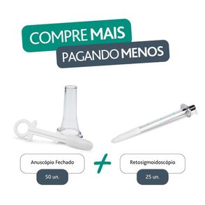 Combo Anuscópio + Retosigmoidoscópio
