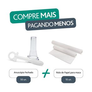 Combo Anuscópio + Lençol De Papel Em Rolo